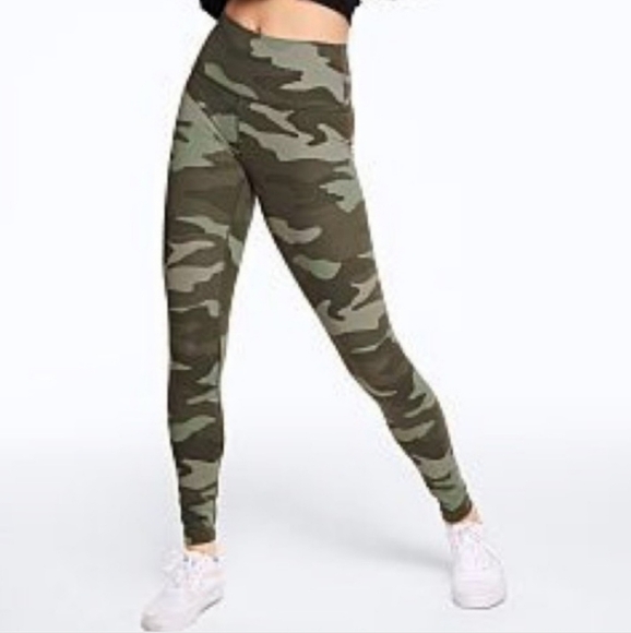PINK Victoria's Secret Ultimate Leggings Camo High Waisted Small - Picture 1 of 6